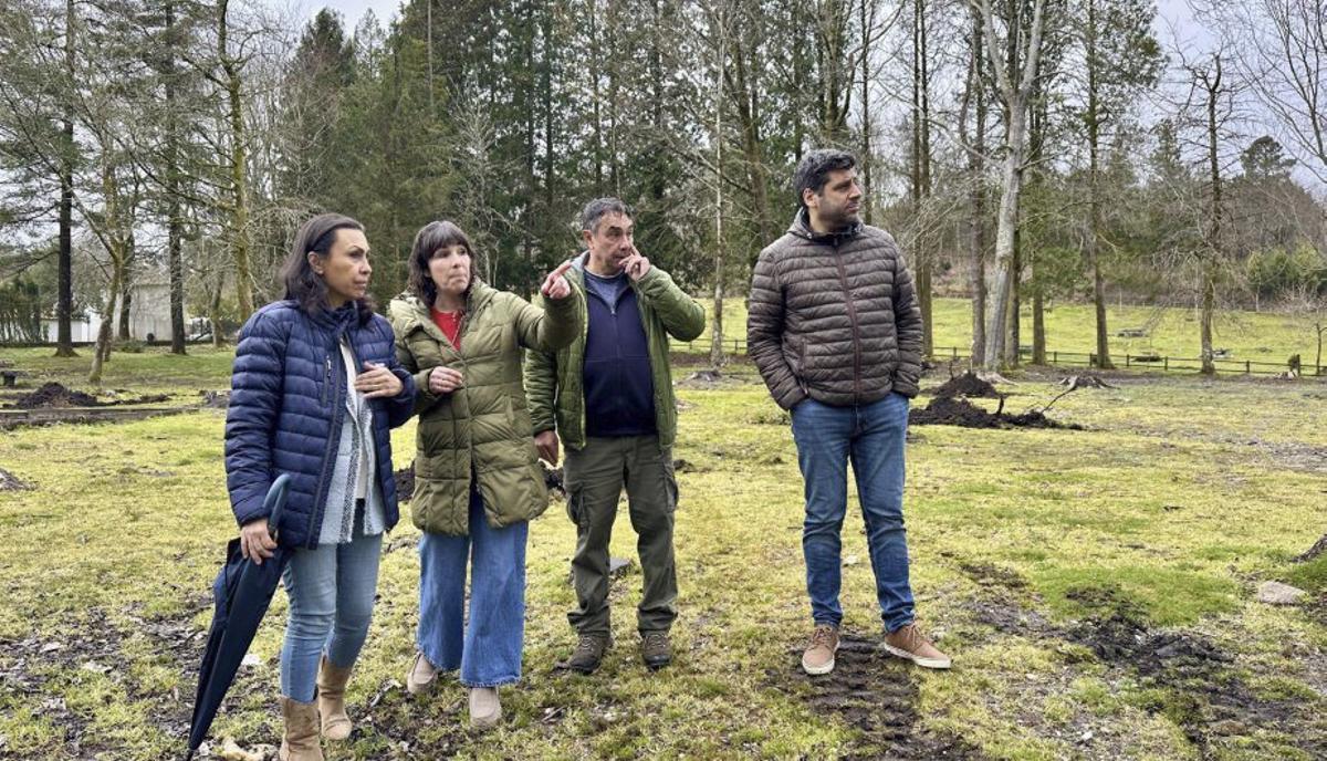 Visita al parque de Castiñeiras. | FDV