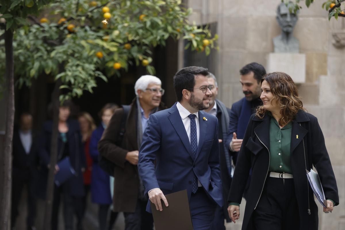 El Govern apunta a un pacte amb PSC, Junts i comuns per als pressupostos «en els pròxims dies»