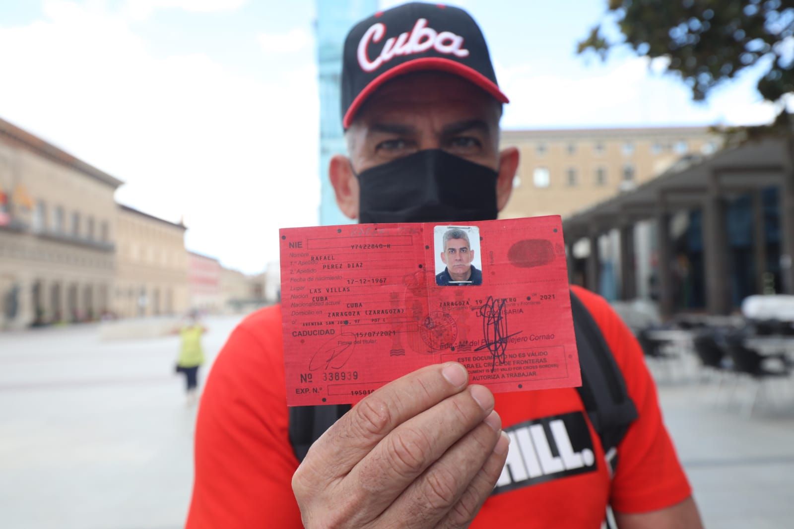 La comunidad cubana de Zaragoza se manifiesta a raíz las protestas en el país