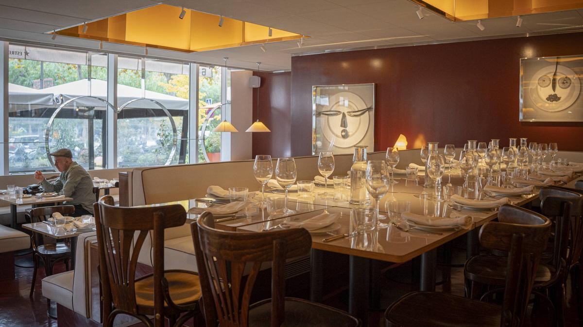 Uno de los comedores del restaurante 640.