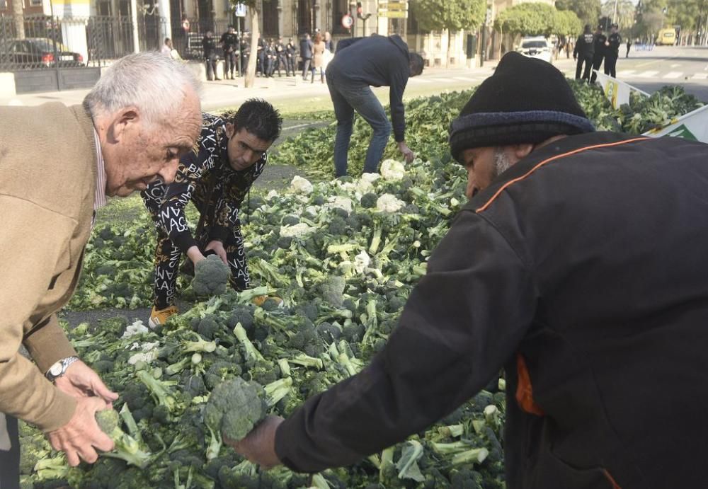 Así ha sido la manifestación de los agricultores en Murcia (II)