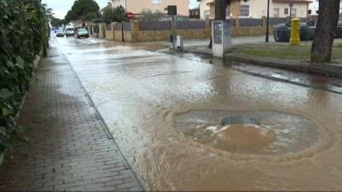 Inundaciones en Camarma de Esteruelas, en la Comunidad de Madrid.