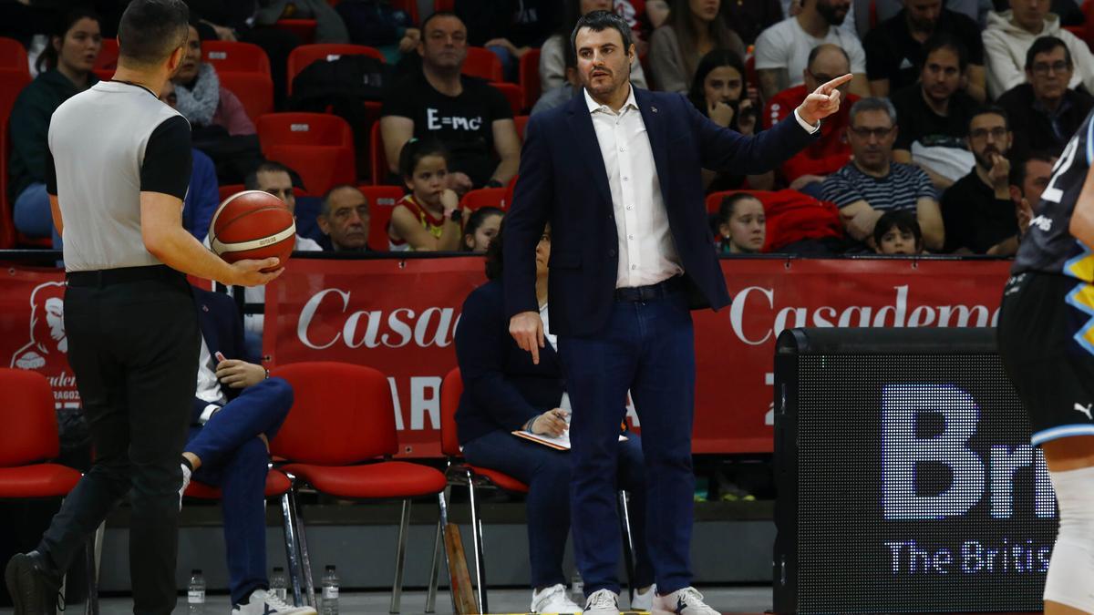 Imagen de archivo de Carlos Cantero en un partio del Casademont ESTUDIANTES. Carlos Cantero