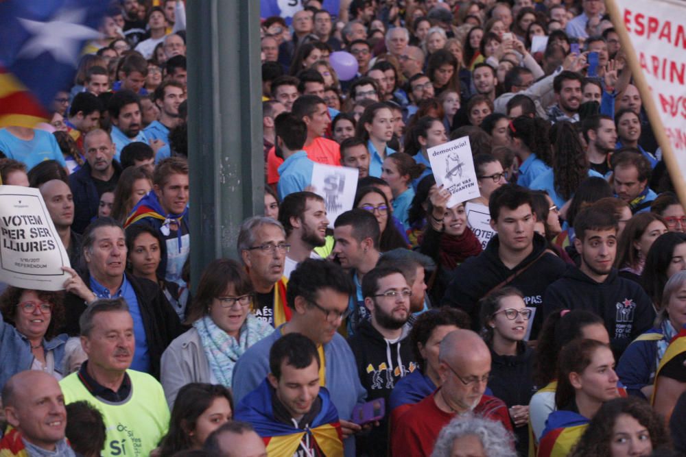 Concentració a Girona