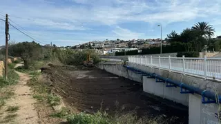Calp inicia la limpieza del barranco del Quisi, competencia de la CHJ, para evitar riadas