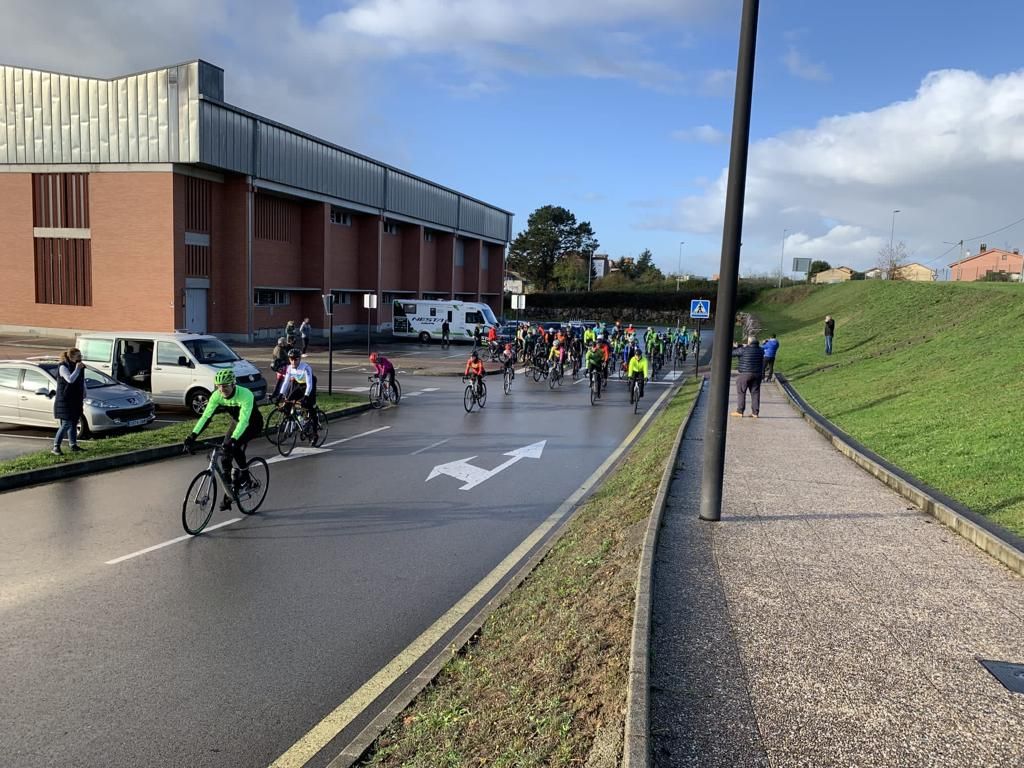 Así fue la primera "Vuelta a Siero en Bici"