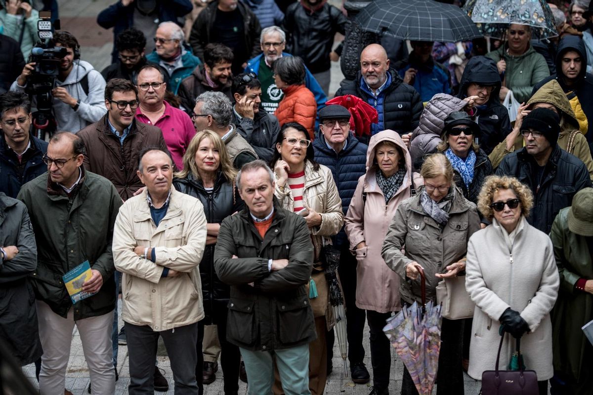 Manifestación en Cáceres, en Cánovas.