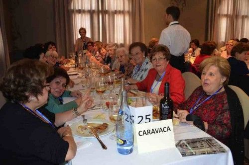 Almuerzo de la asociacion de viudas en Murcia