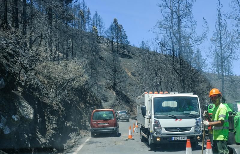 Consecuencias del incendio: De Valleseco a Artenar