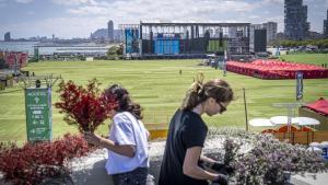 El Primavera Sound se prepara para empezar este miércoles en el Parc del Fòrum.