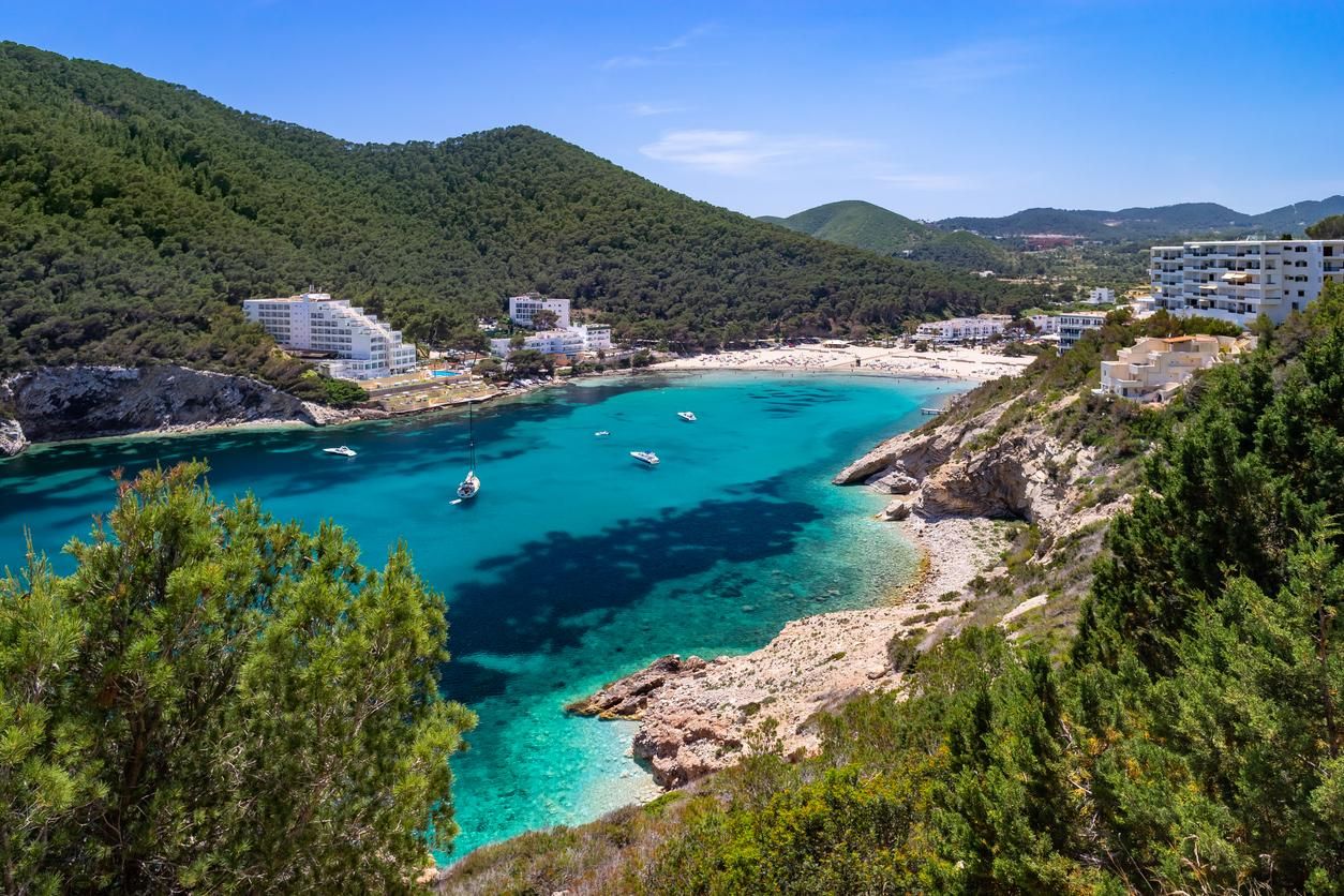 Vista de Cala Llonga, en Ibiza.