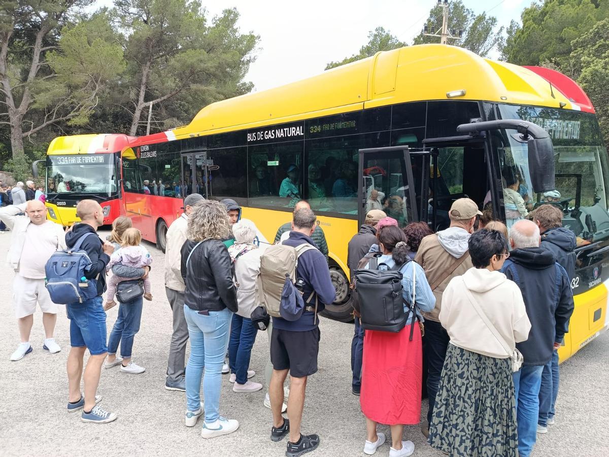 Las imágenes del primer día de restricciones en Formentor