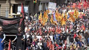 Manifestación del primero de mayo del 2017.