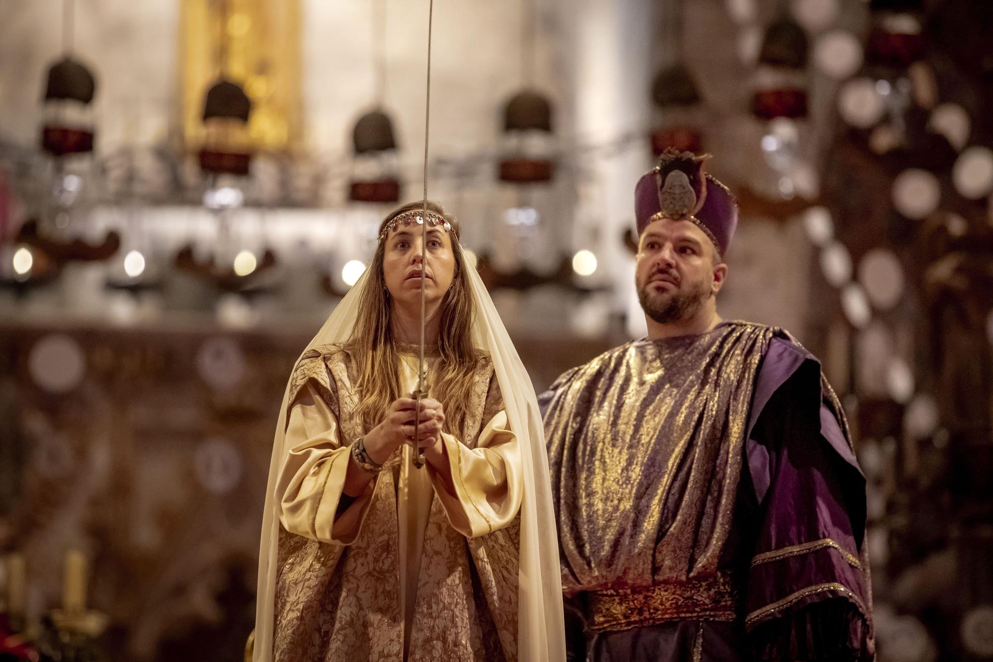 Presentación de la obra 'L’Adoració dels Reis d’Orient', en la Catedral de Palma