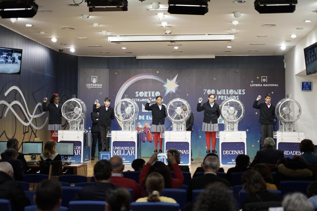 Sorteo de la Lotería del Niño del año 2023.