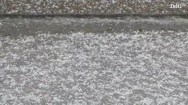 VÍDEO | La pedregada que ha caigut a la Garrotxa
