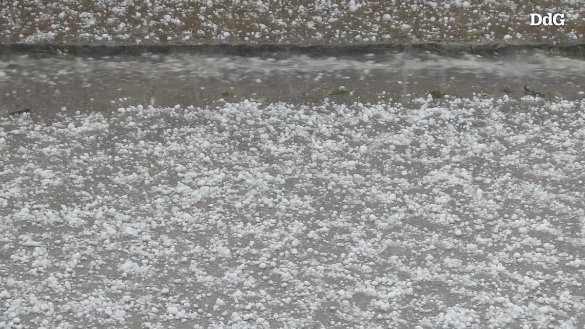 VÍDEO | La pedregada que ha caigut a la Garrotxa