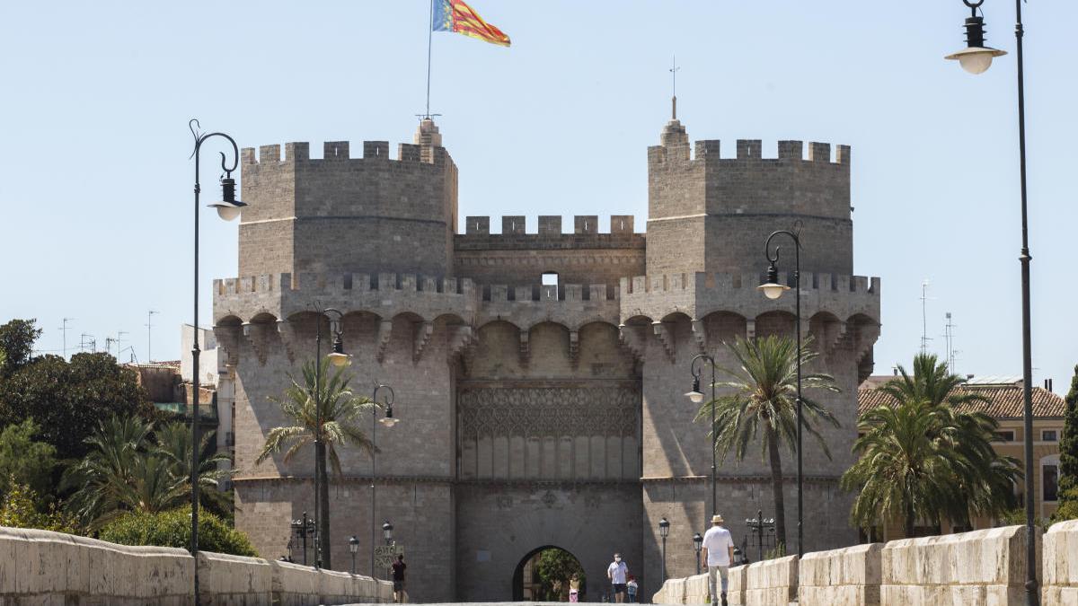 Las Torres de Serranos figuran entre los monumentos más sensibles