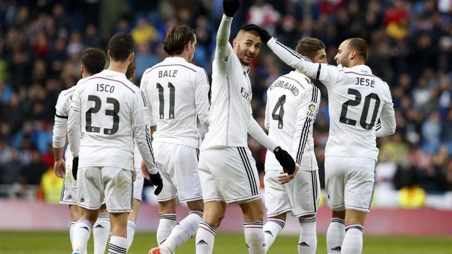 El Madrid recupera sensaciones ante la Real (4-1)