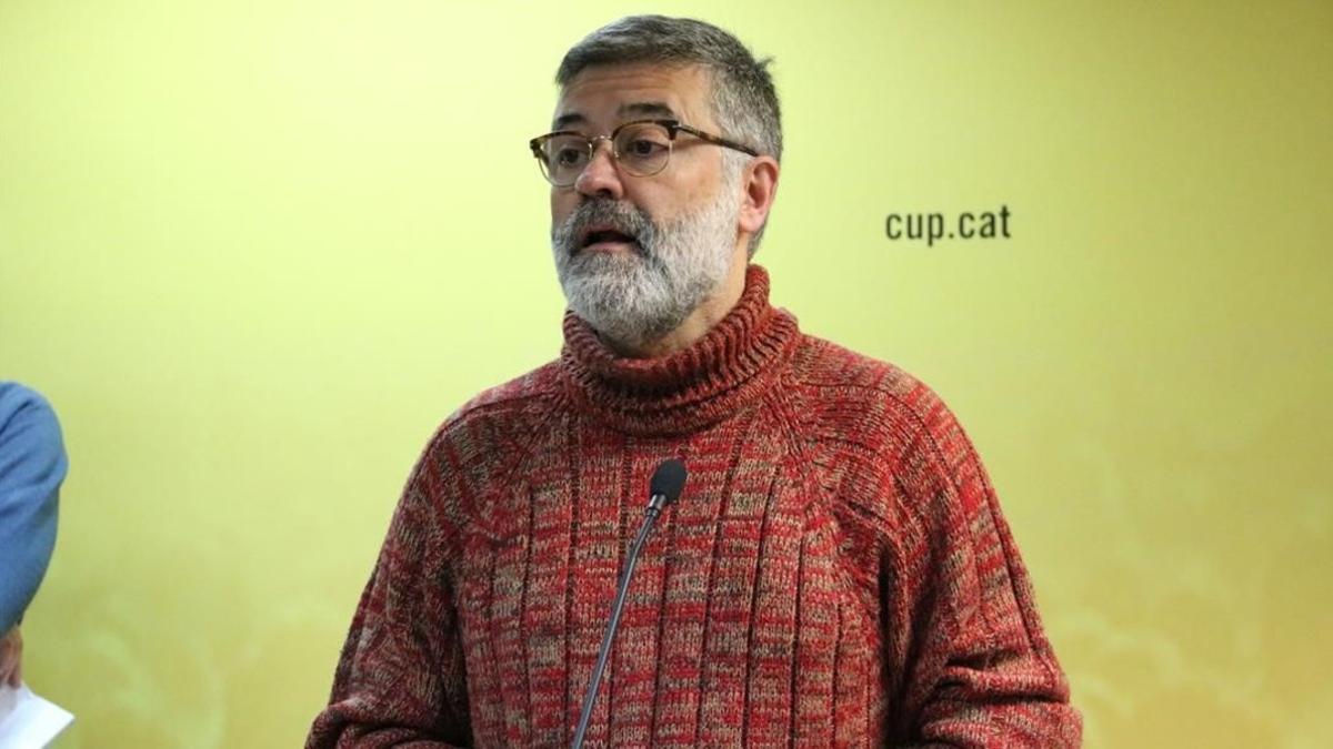 Carles Riera, diputado de la CUP