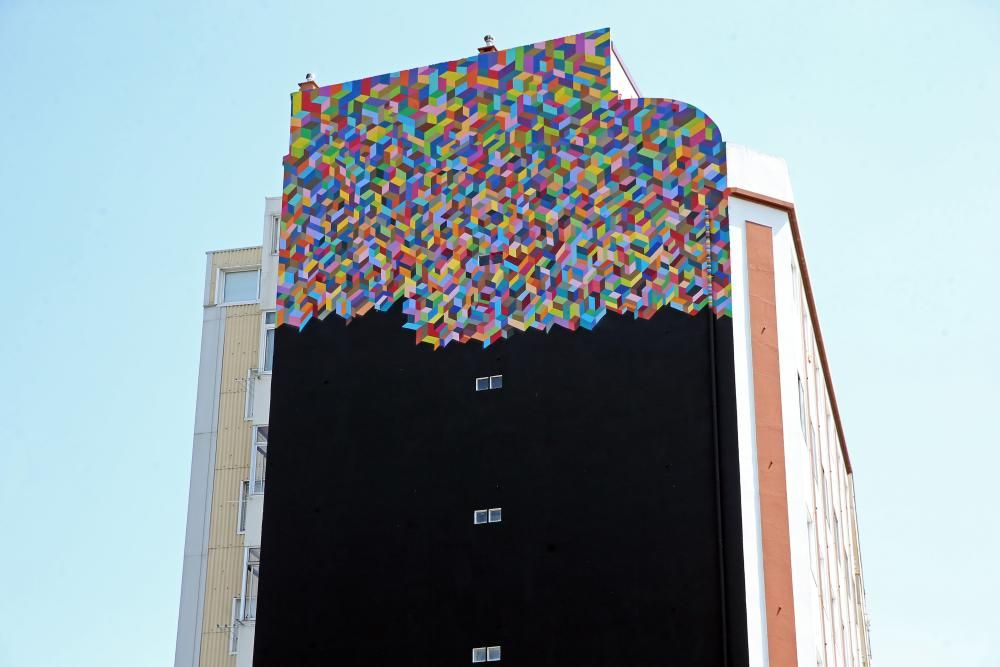El puzle de colores de Popay en la Avenida Atlántida.