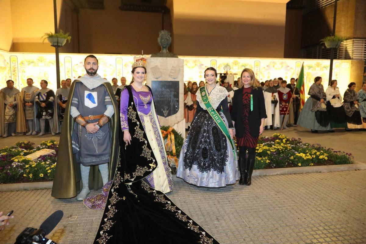 Las imágenes del homenaje a la que fuera esposa del rey Jaume I, Na Violant d’Hongria