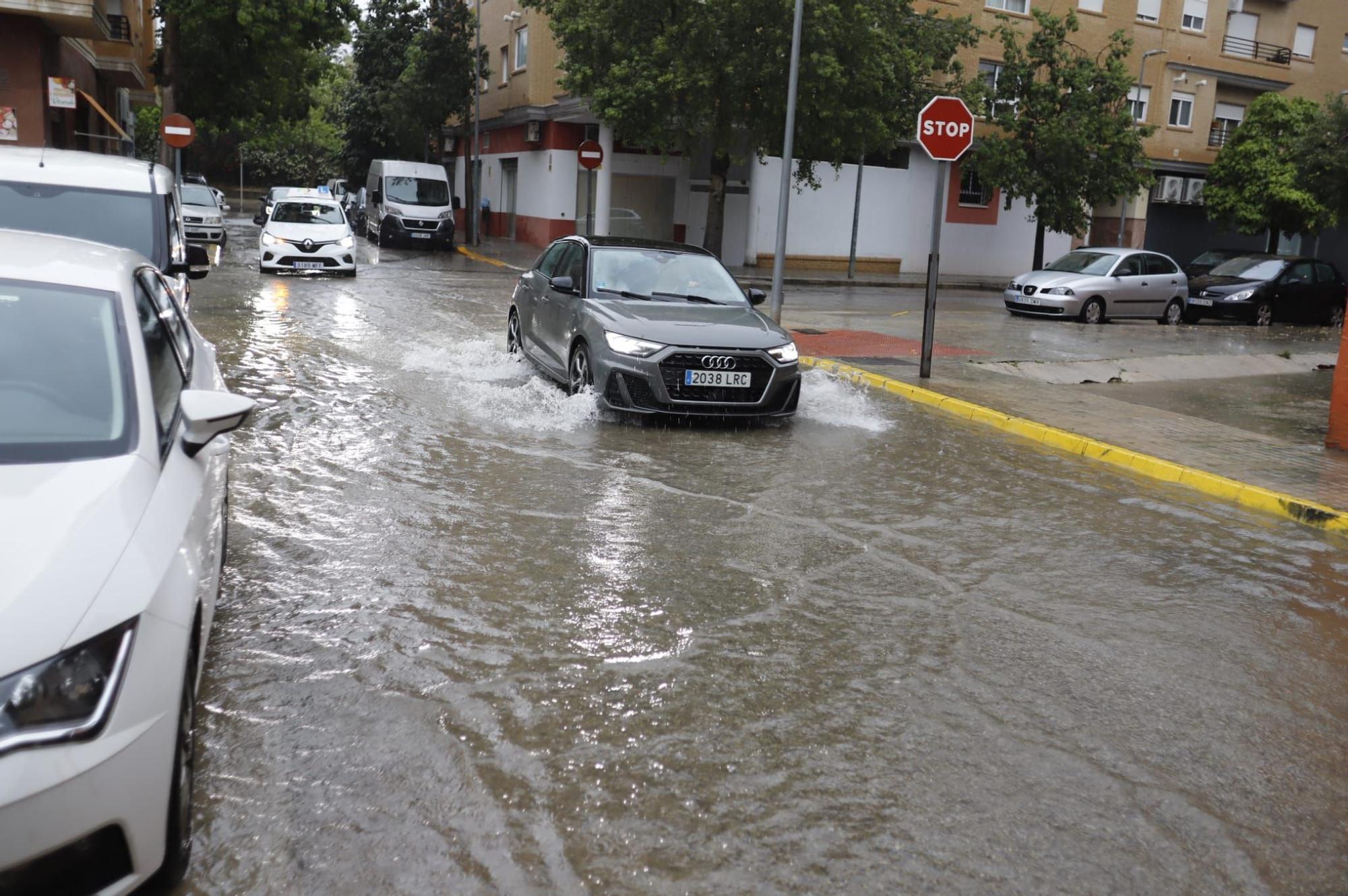 Las lluvias vuelven a golpear con fuerza en Xàtiva