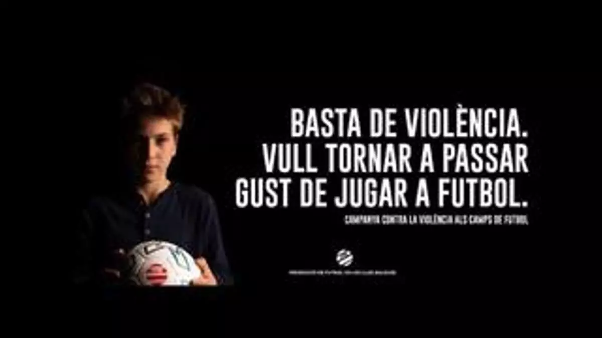 La Federación Balear promueve una campaña para erradicar la violencia en el fútbol