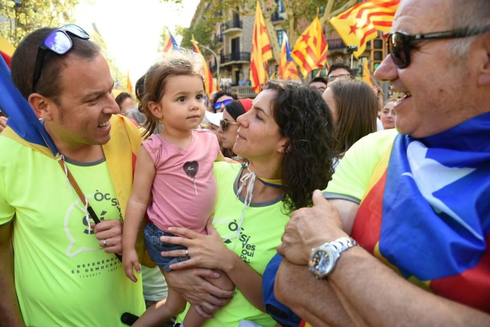 Bagencs a la concentració de Barcelona.