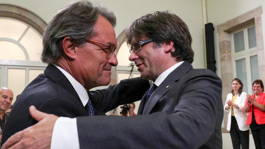 Artur Mas y Carles Puigdemont.