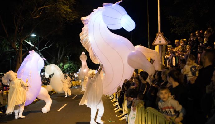 Los Reyes Magos llegan a Santa Cruz de Tenerife.