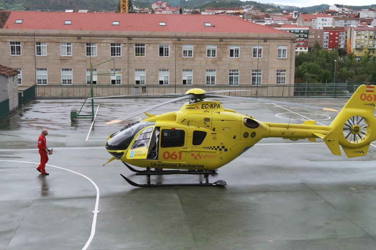 El helicóptero medicalizado del 061 fue movilizado al lugar de los hechos, pero no fue posible salvar la vida a la víctima.