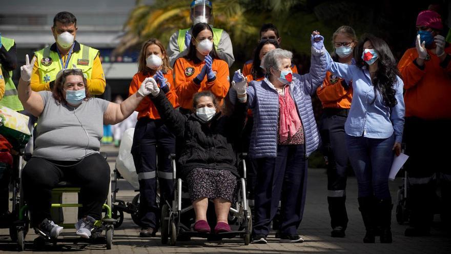 Emotivo cierre del hospital de campaña de Ifema