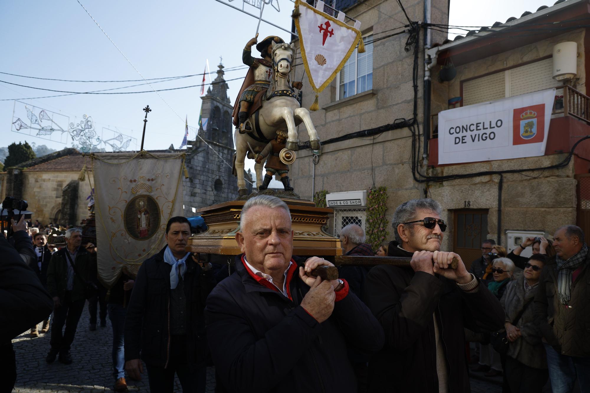 Gaitas, furanchos y furor religioso: San Blas triunfa en Bembrive