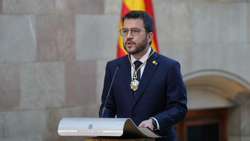 Discurs de presa de possessió de Pere Aragonès com a president de la Generalitat