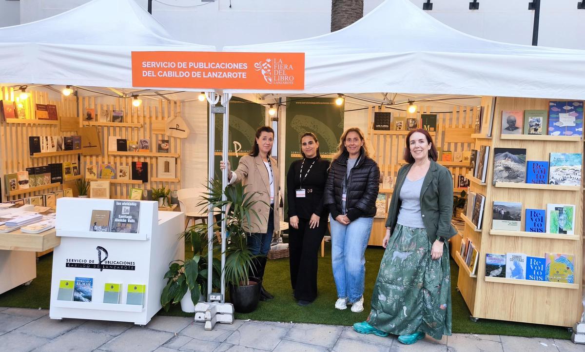 Caseta del Servicio Publicaciones del Cabildo de Lanzarote en una edición anterior.