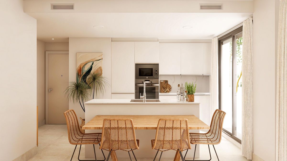 Interior de una de las viviendas de obra nueva de Windsor and Meyers en Ibiza.