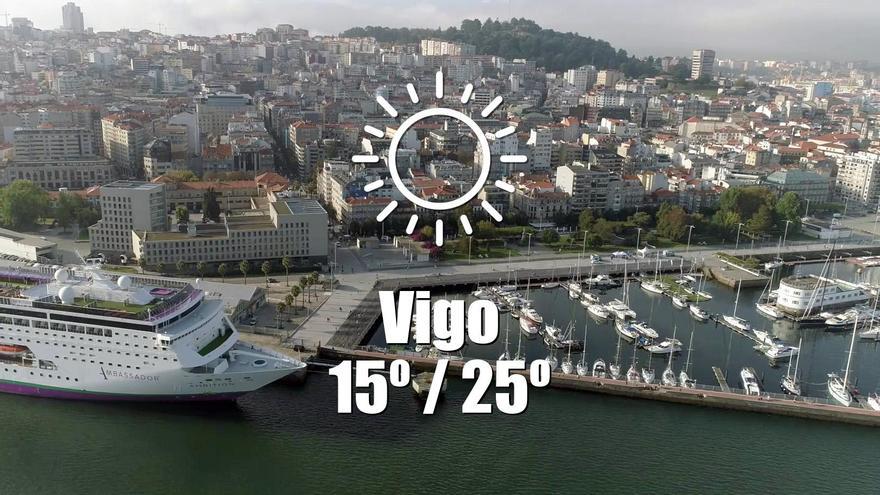 El tiempo en Vigo: previsión meteorológica para hoy, sábado 11 de octubre