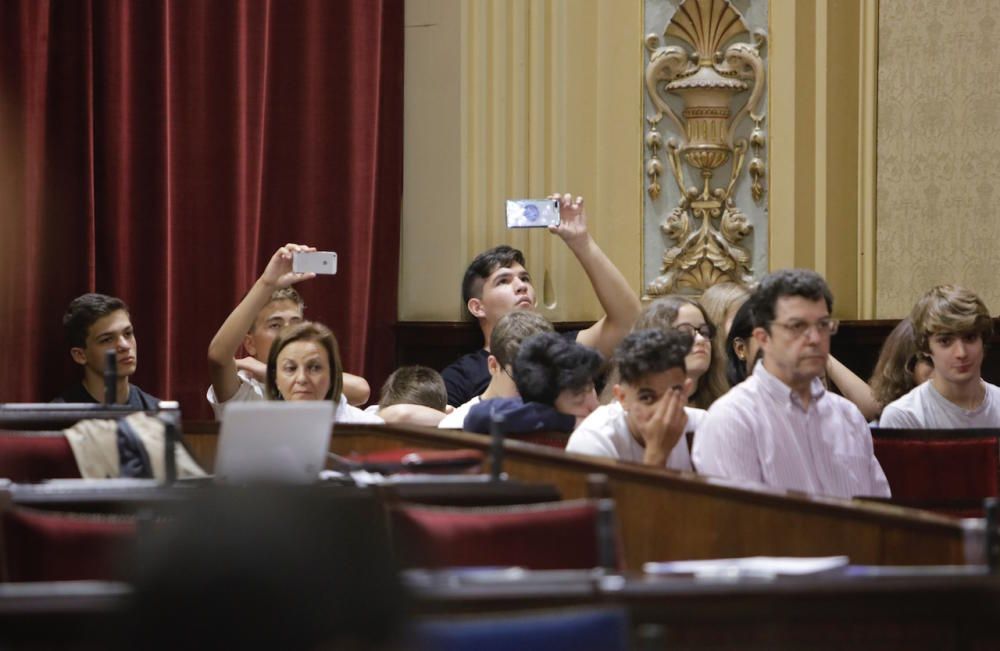 Segunda sesión del debate de política general en el Parlament de les Illes Balears