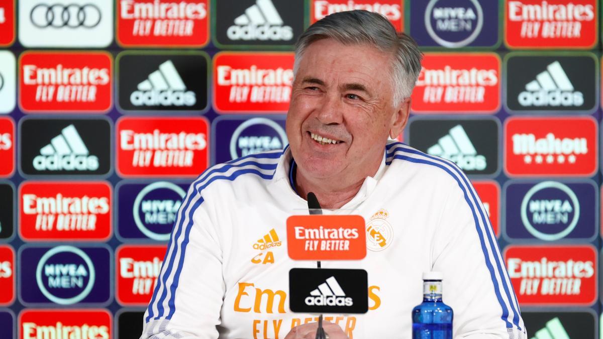 Carlo Ancelotti ofrece sus impresiones previas a la final de la Champions League entre el Liverpool y el Real Madrid