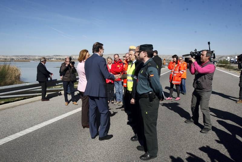 Fotogalería de la visita de Rajoy a la ribera del Ebro