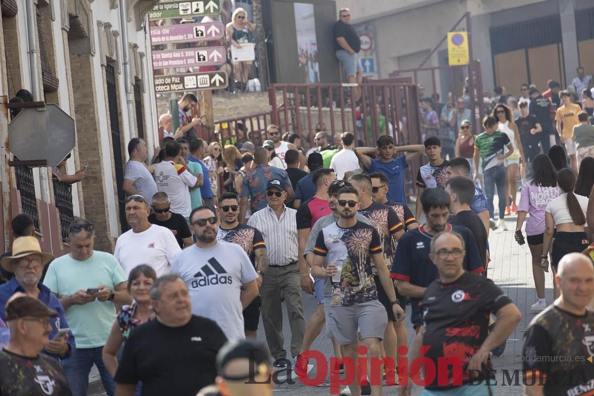 El segundo encierro de las Fiestas de Moratalla se salda con un herido