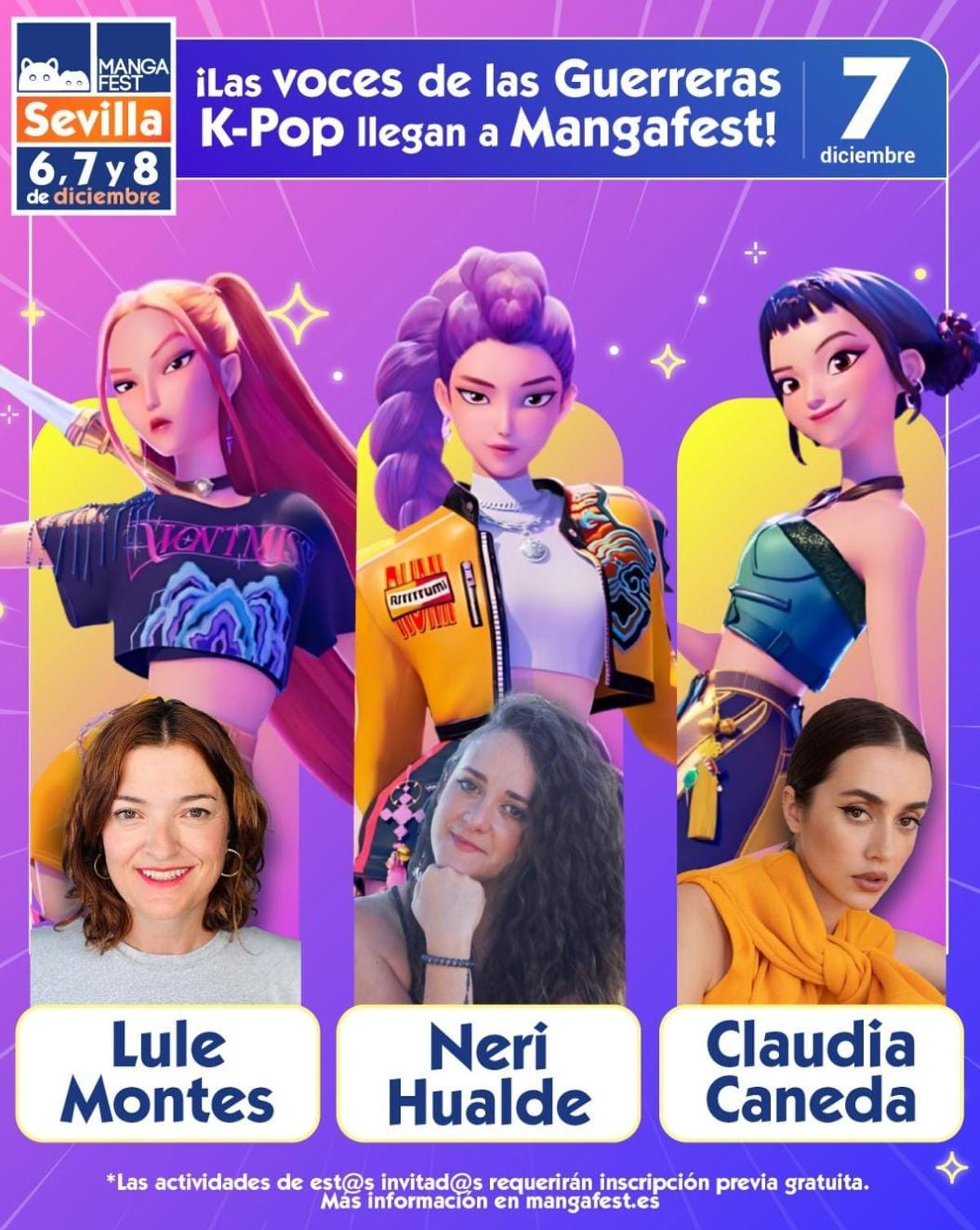 Actividad con las voces de las Guerreras del K-Pop