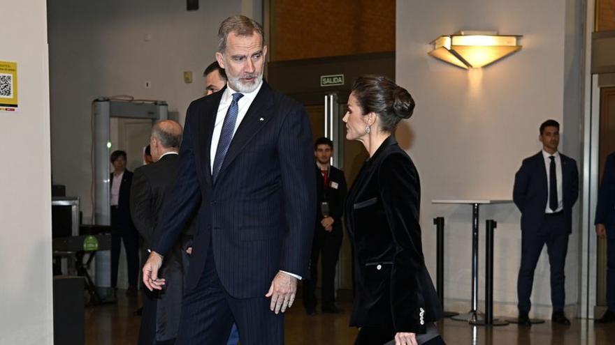 Los Reyes, a su llegada. | // E. P.