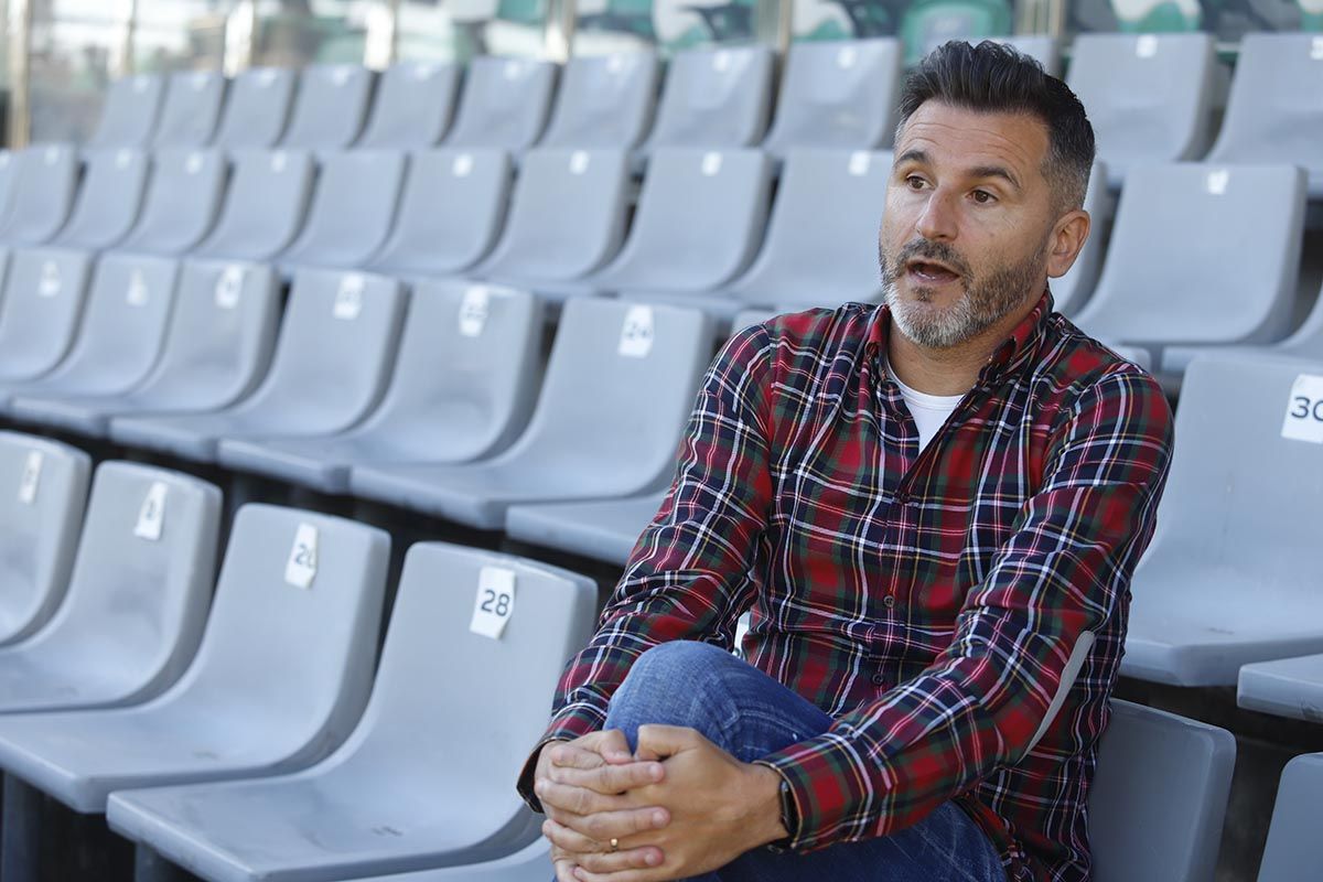 Iván Ania, entrenador del Córdoba CF