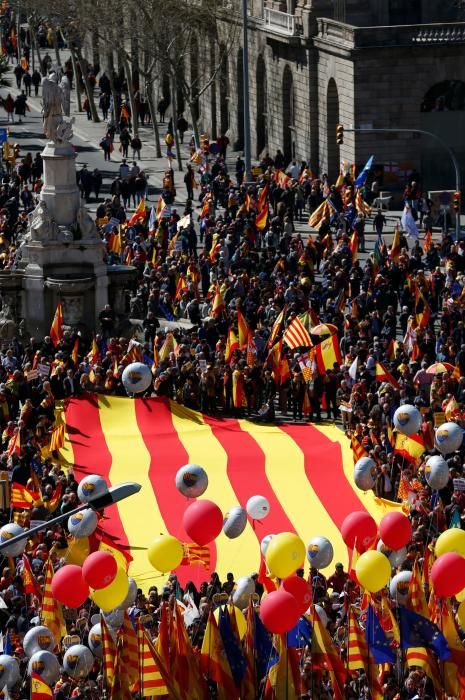 Manifestación de Sociedad Civil Catalana