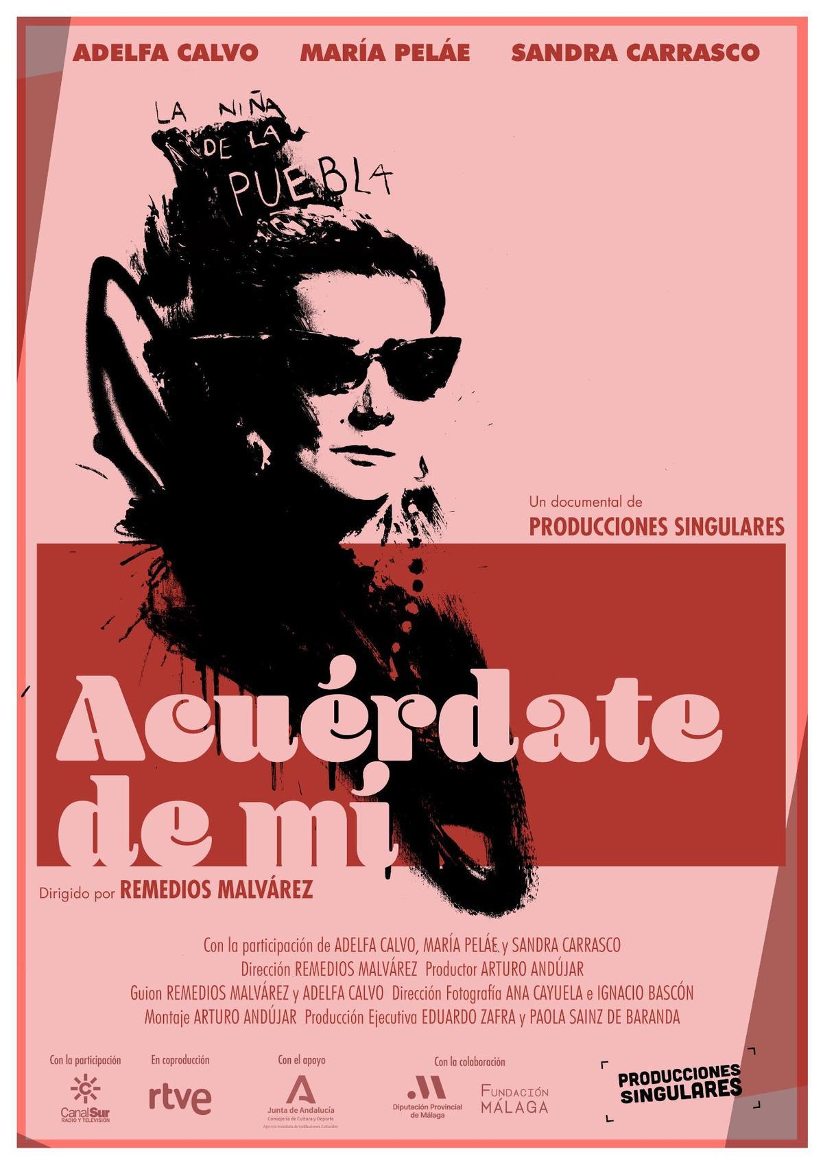 Cartel del documental La Niña de la Puebla