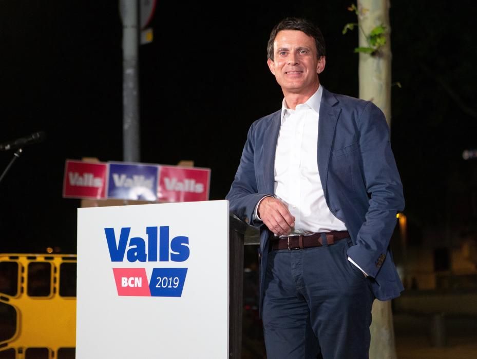 Acto de inicio de campaña de Manuel Valls