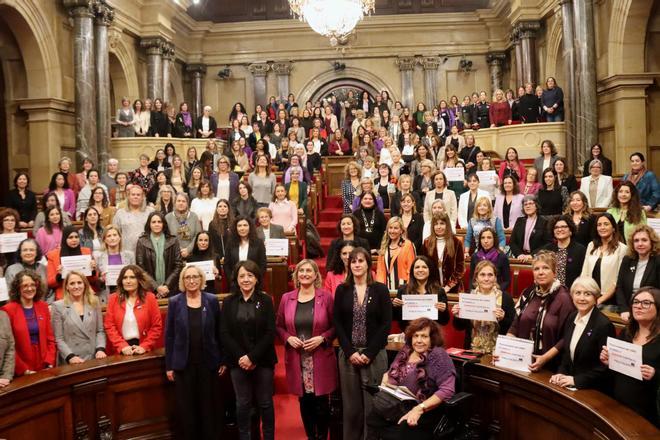 La sesión del Parlament de mujeres en noviembre de 2023.