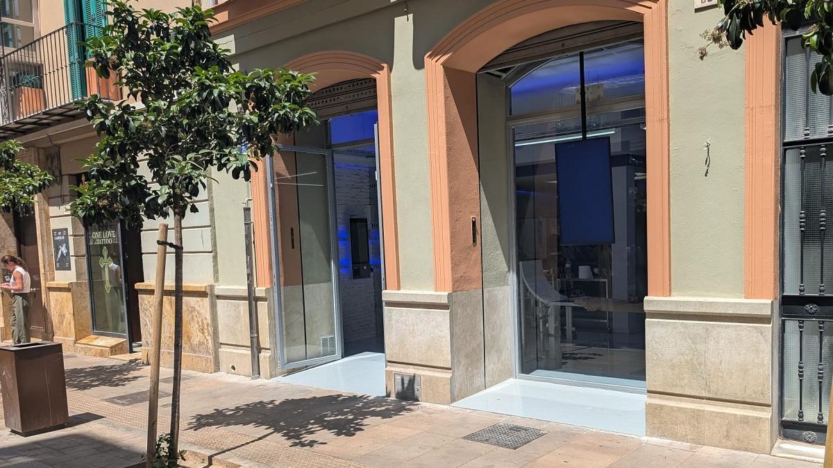 El local de USB, en la calle Carretería de Málaga.